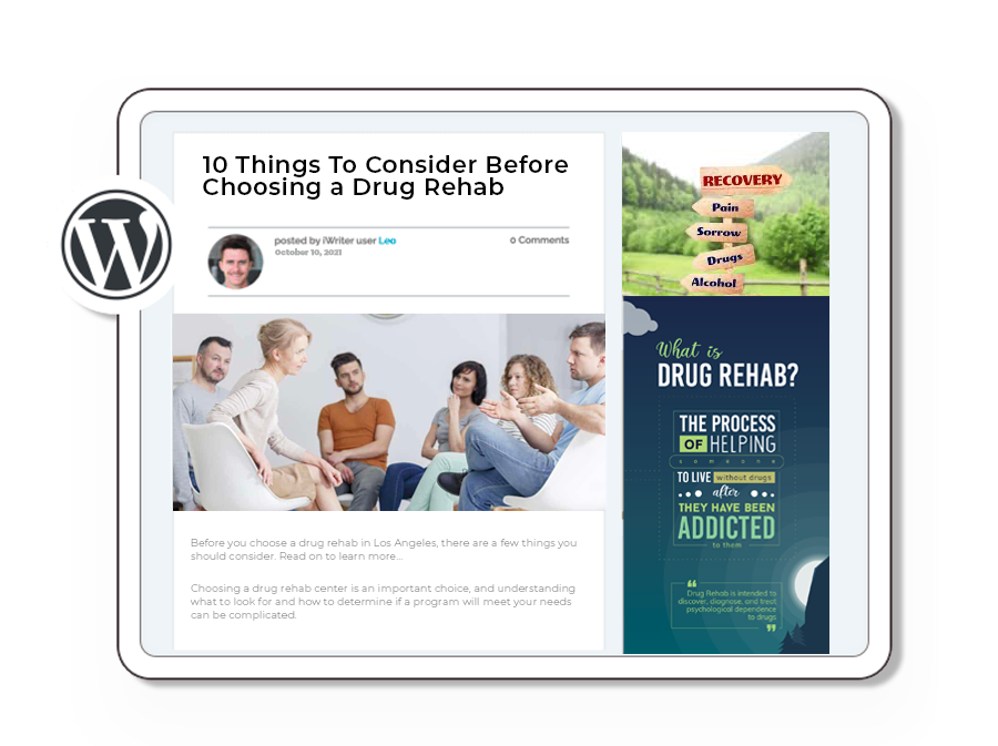 content marketing for drug rehabs