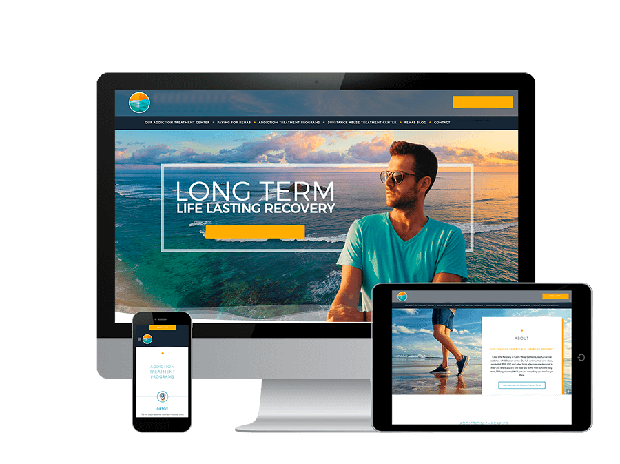 Website design for drug rehabs