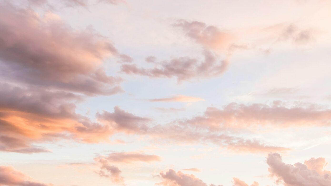white cloud formations