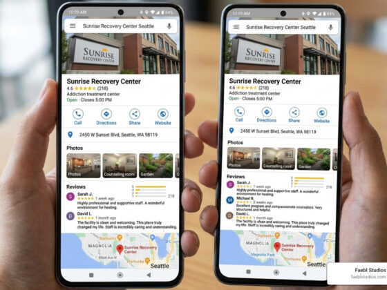 Google maps rehab listing